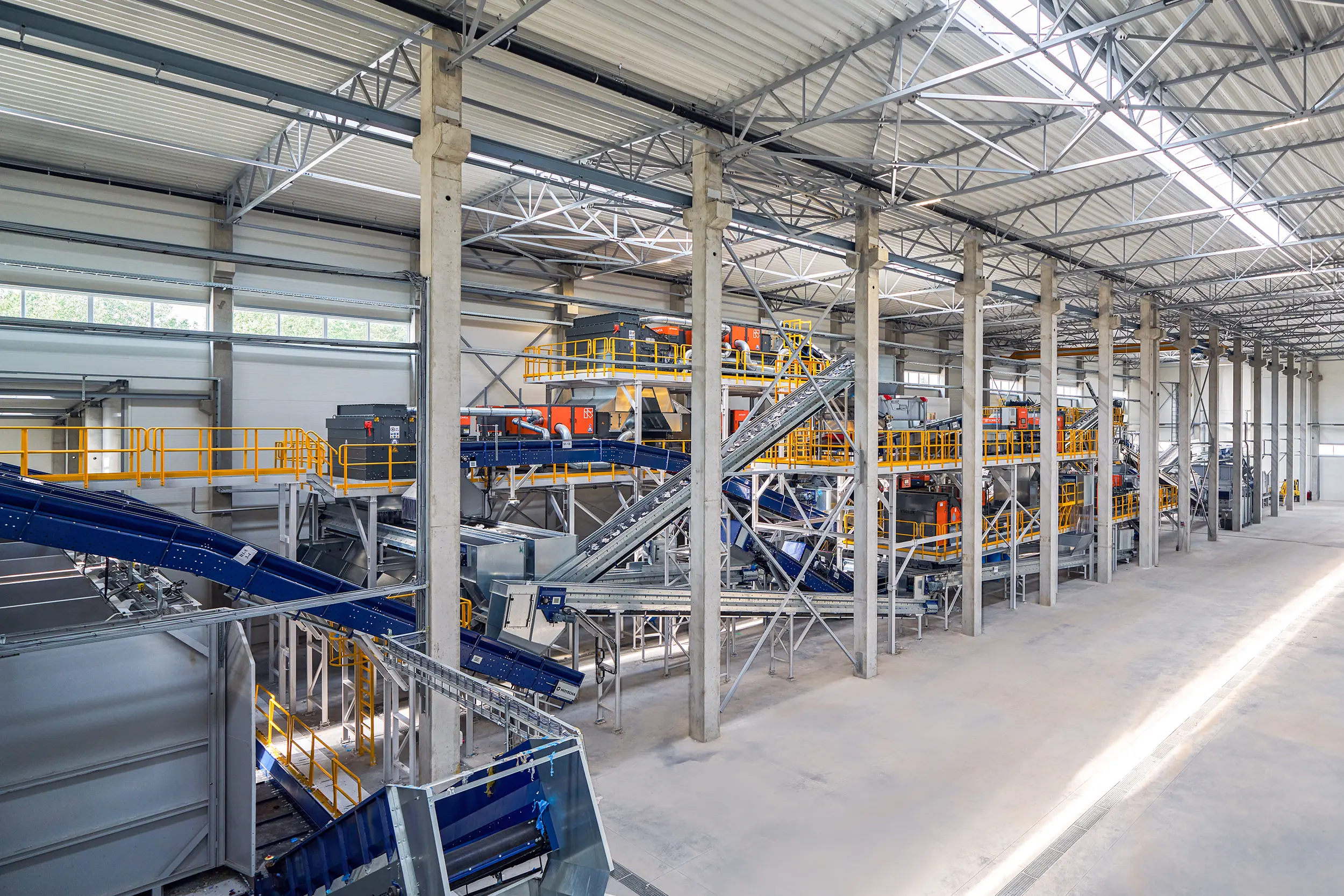 Impianto di riciclaggio per film in LDPE con tecnologia di vagliatura SPALECK