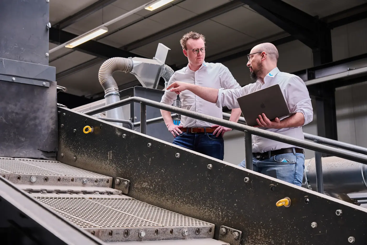 Gli ingegneri di SPALECK presso lo SPALECK TestCenter – l’InnovationHUB per l’industria del riciclaggio e dei processi