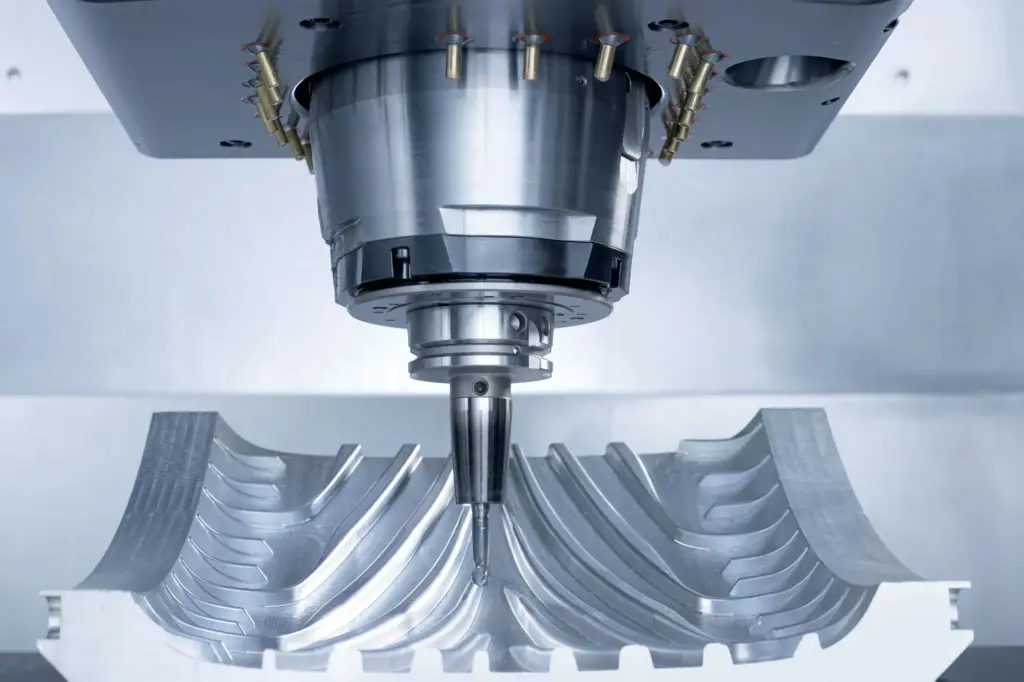 Lavorazione meccanica CNC – Inquadratura dettagliata – Fresatura – SPALECK