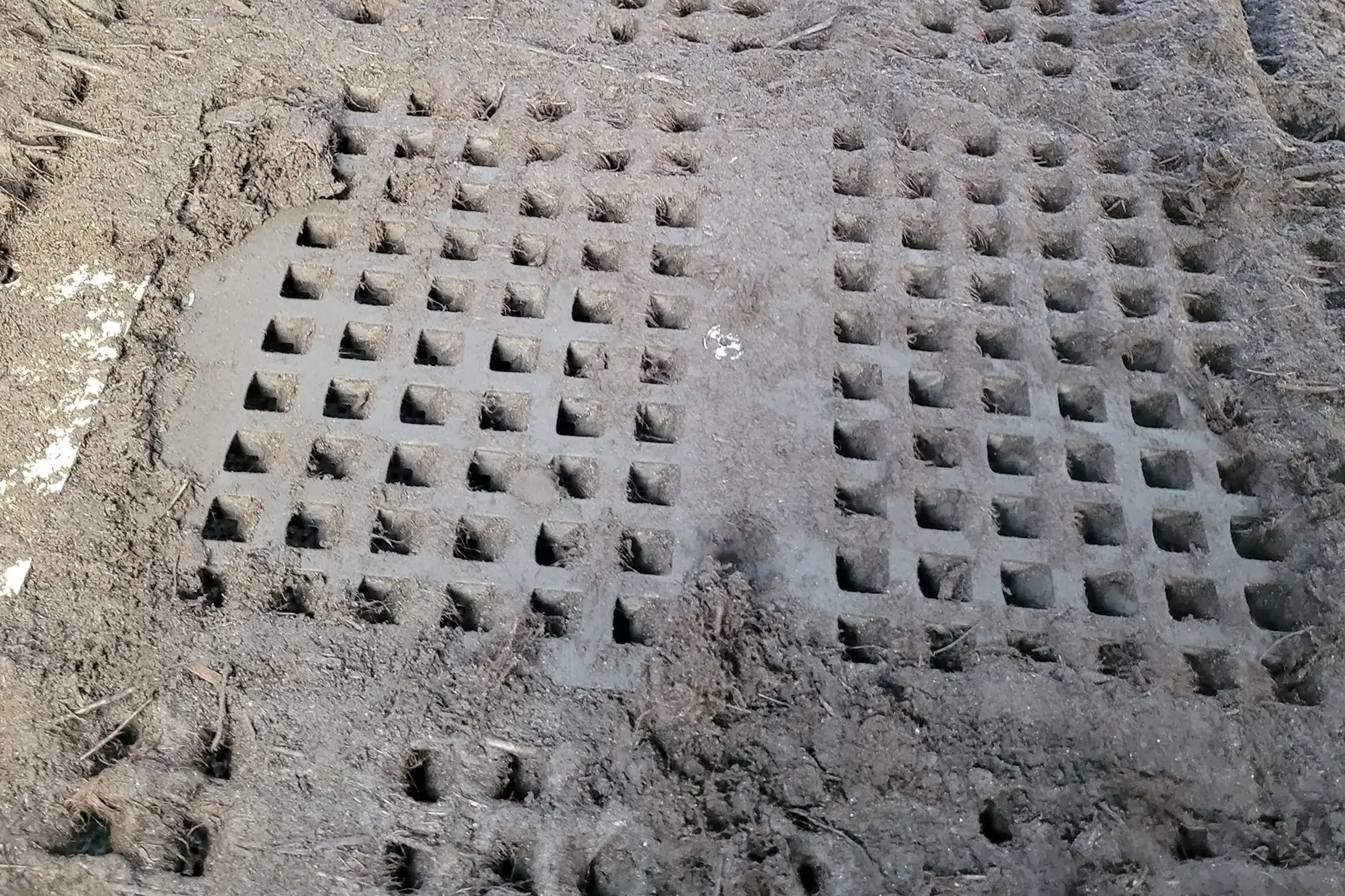 Filtro sporco con fori quadrati, compatibile con la tecnologia AutoCLEAN.